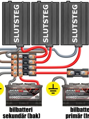 Powerpack+ 2 st 95ah agm 3 amp