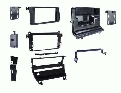 2DIN BMW E46 1999-2006 installationsram