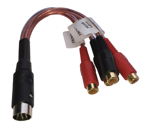 RCA-adapter för OEM-stereo