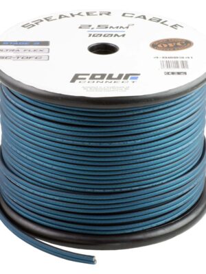 FOUR Connect STAGE3 2.5 mm2 Satin Blue SC-TOFC coaxial högtalarkabel