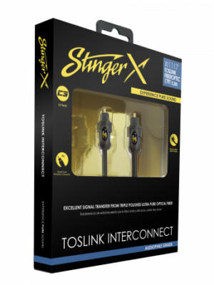 Stinger XI116 1.8m Toslink-kabel