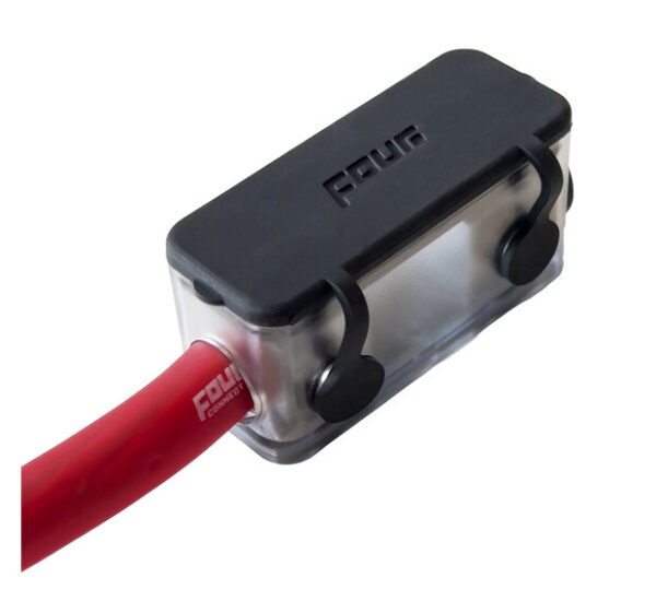 600420-bigcable FOUR Connect 4-600420 Splashproof Mini ANL Fuse Holder 10/50mm2