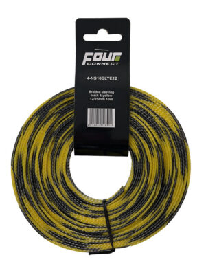 FOUR Connect 4-NS10BLYE12 Nylonsock Black/Yellow 12/25mm 10m