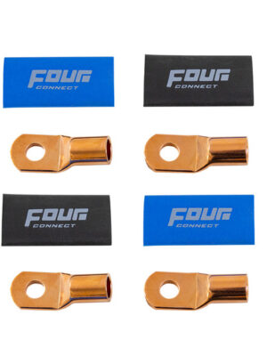 FOUR Connect 4-690383 STAGE3 OFC M8 ring terminal 35mm2, 2x blue + 2x black