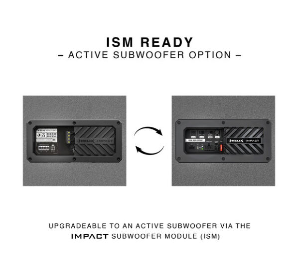 HELIX IMPACT Subwoofer ISM Ready Feature